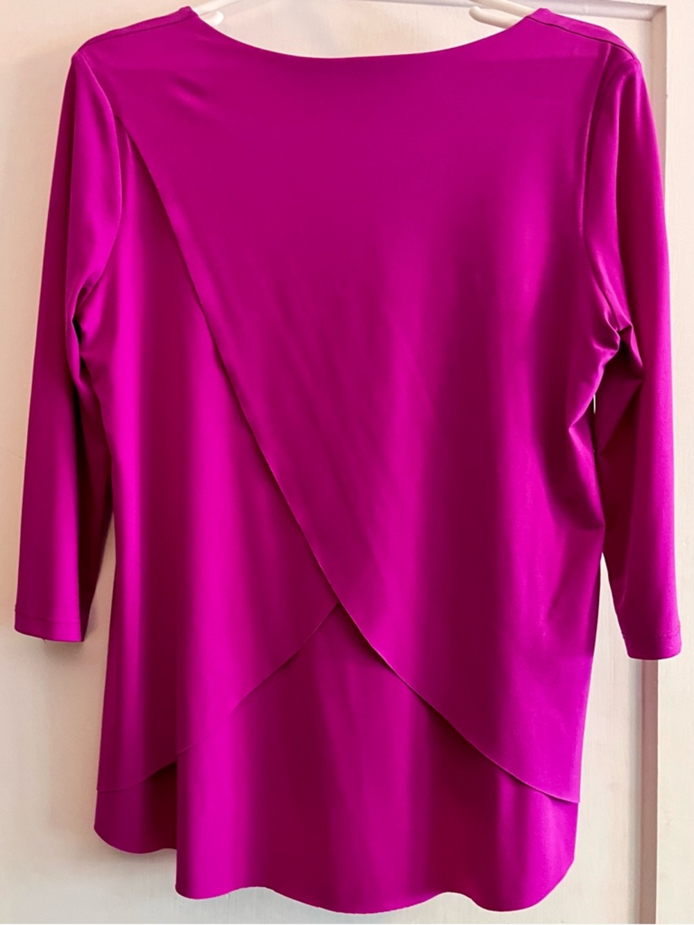Soft Works Women's Fuchsia Layered Scoop-Neck Tunic in EUC - Picture 2 of 5